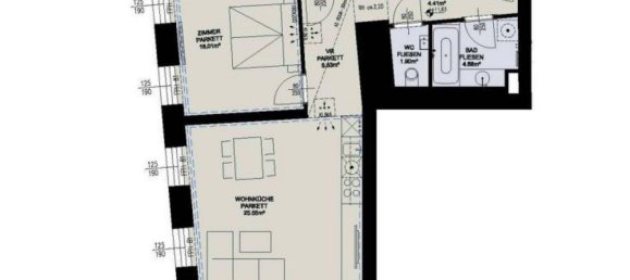 Apartamento de 2 habitaciónes en Margareten, Austria No. 155521 5