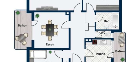 3 bedrooms Apartment in Ansbach, Germany No. 62122 18