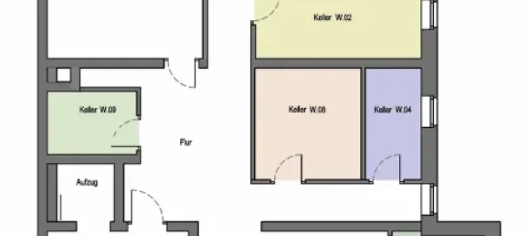 Квартира с 2 комнатами в Фрайбург им Брайсгау, Германия № 44619 12