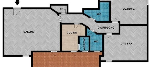 Apartamento de 4 habitaciónes en Palermo, Italy No. 263451 32