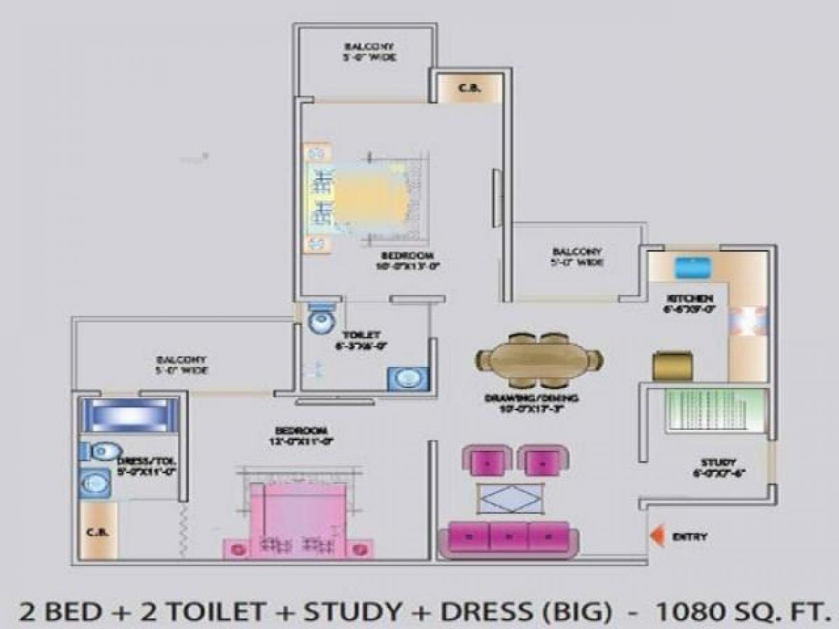 2 bedrooms House in Noida, India No. 67589