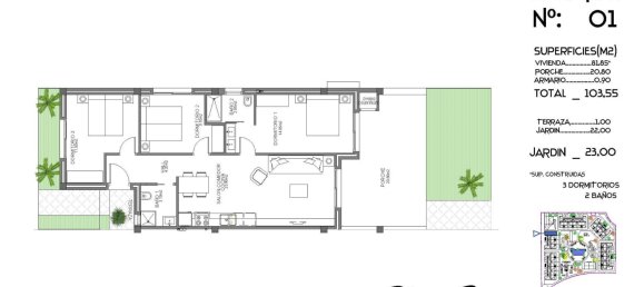 3 bedrooms Apartment in Guardamar del Segura, Spain No. 13612 9