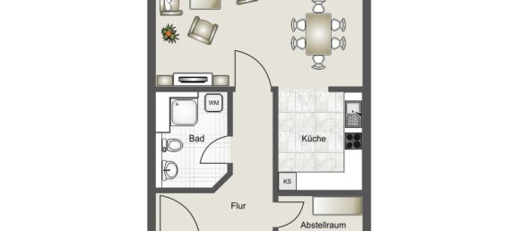 2 rooms Apartment in Vorpommern-Rugen, Germany No. 187423 13