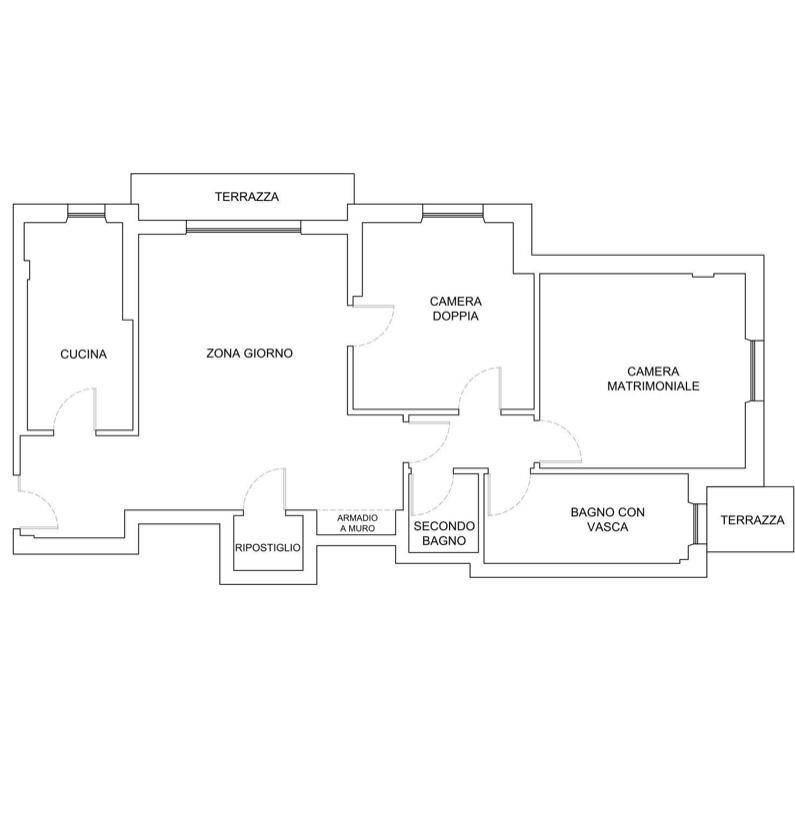 2 bedrooms Apartment in Massa, Italy No. 192981