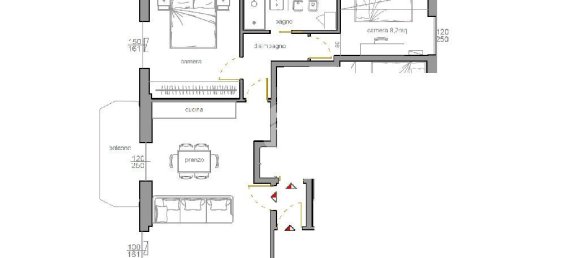 3-Zimmer Wohnung in Milan, Italy, Nr. 244391 49