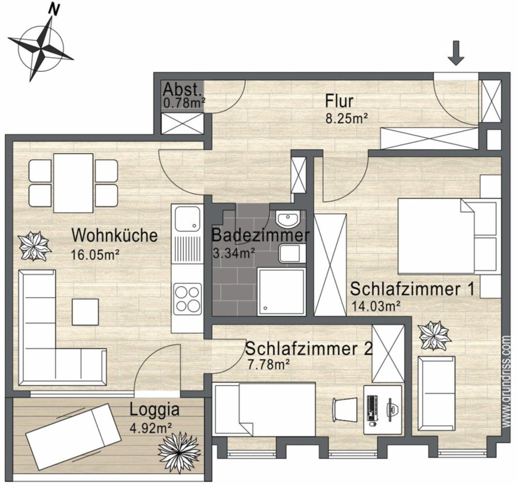Apartamento T2 em Munich, Germany N.º 352177