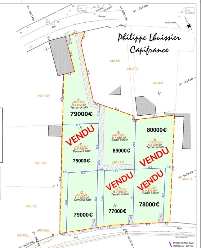 Grundstück in Bessey-les-Citeaux, France 592m², Nr. 97219