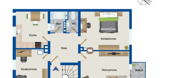 Apartamento de 3 divisões em Nuremberg, Germany N.º 181625 12