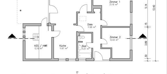 3 rooms Bungalow in Bremen, Germany No. 105938 8