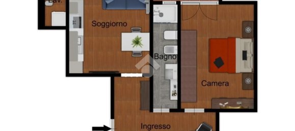 2 rooms Apartment in Milan, Italy No. 260623 40