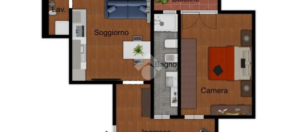 2 rooms Apartment in Milan, Italy No. 260623 42