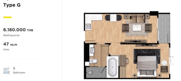 1 chambre Condo à Wekata 3 Phuket, Thailand No. 29939 7