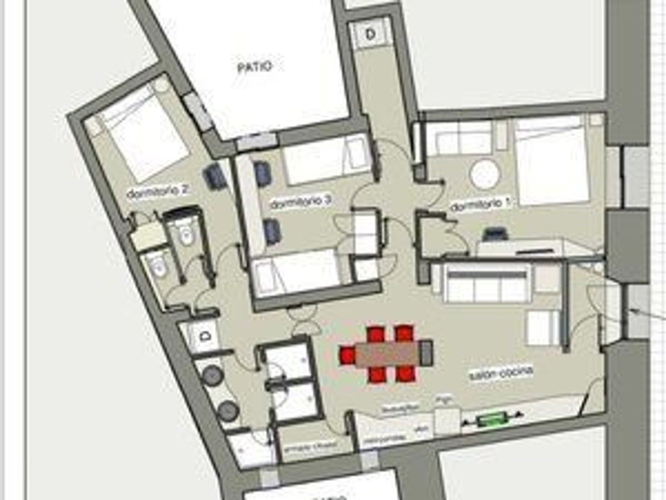 3 bedrooms Apartment in Madrid, Spain No. 223156