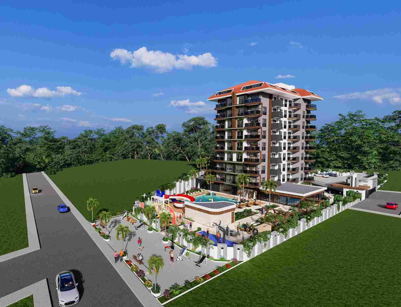 Wohnung 2+1 in Alanya, Turkey, Nr. 11546