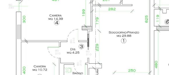 3 rooms Apartment in Vinci, Italy No. 74332 13