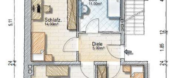 4غرفة منزل ذو طابقين في Lower Saxony, Germany رقم 283874 20