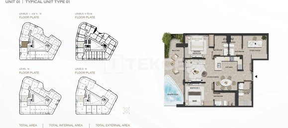 1 غرف نوم شقة في Dubai Land, UAE رقم 203389 24