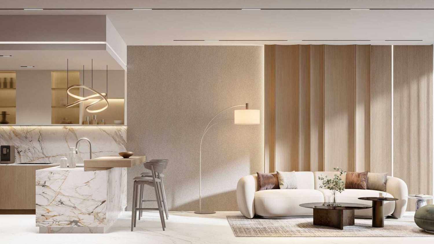 Apartamento de 1 dormitorio en Bayview Boulevard, Dubai, UAE No. 116715