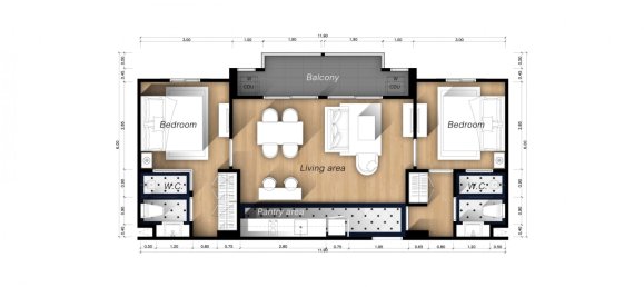 2 bedrooms Apartment in Pattaya, Thailand No. 20209 17