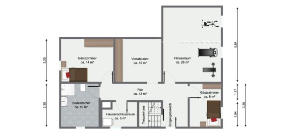 Дом с 6 комнатами в Stendal, Германия № 337283 12