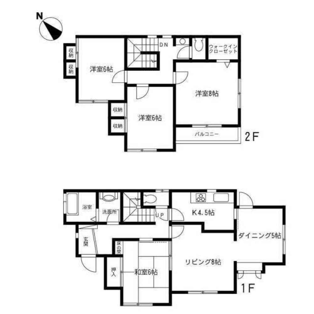 Дом с 4 спальнями в Чиба, Япония № 3526