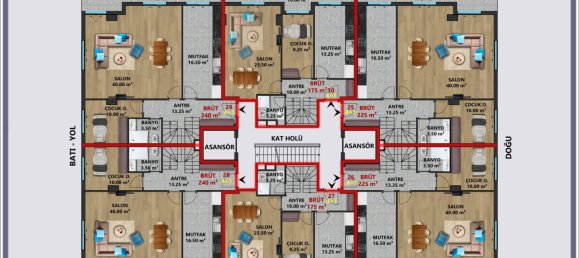 Apartment 2+1 in Muratpasa, Turkey No. 10642 3