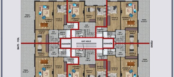 Apartment 2+1 in Muratpasa, Turkey No. 10642 4