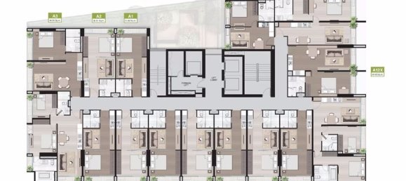 Apartamento com 2 quartos em condomínio em Bang Rak, Thailand N.º 4576 28