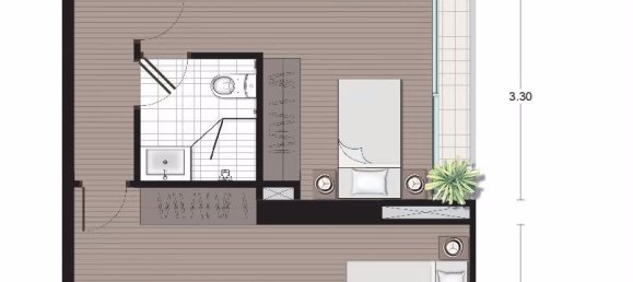 Apartamento com 2 quartos em condomínio em Bang Rak, Thailand N.º 4576 27