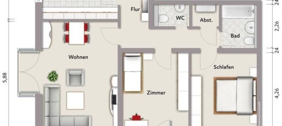 2 chambres Appartement à Main-Taunus, Germany No. 318841 4