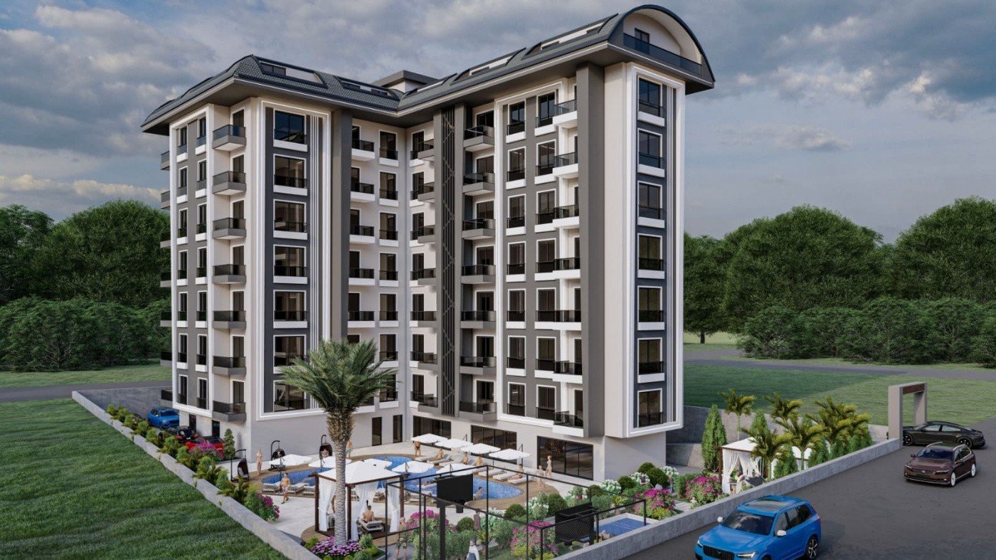 Apartamento 1+1 em Avsallar, Turkey N.º 31306