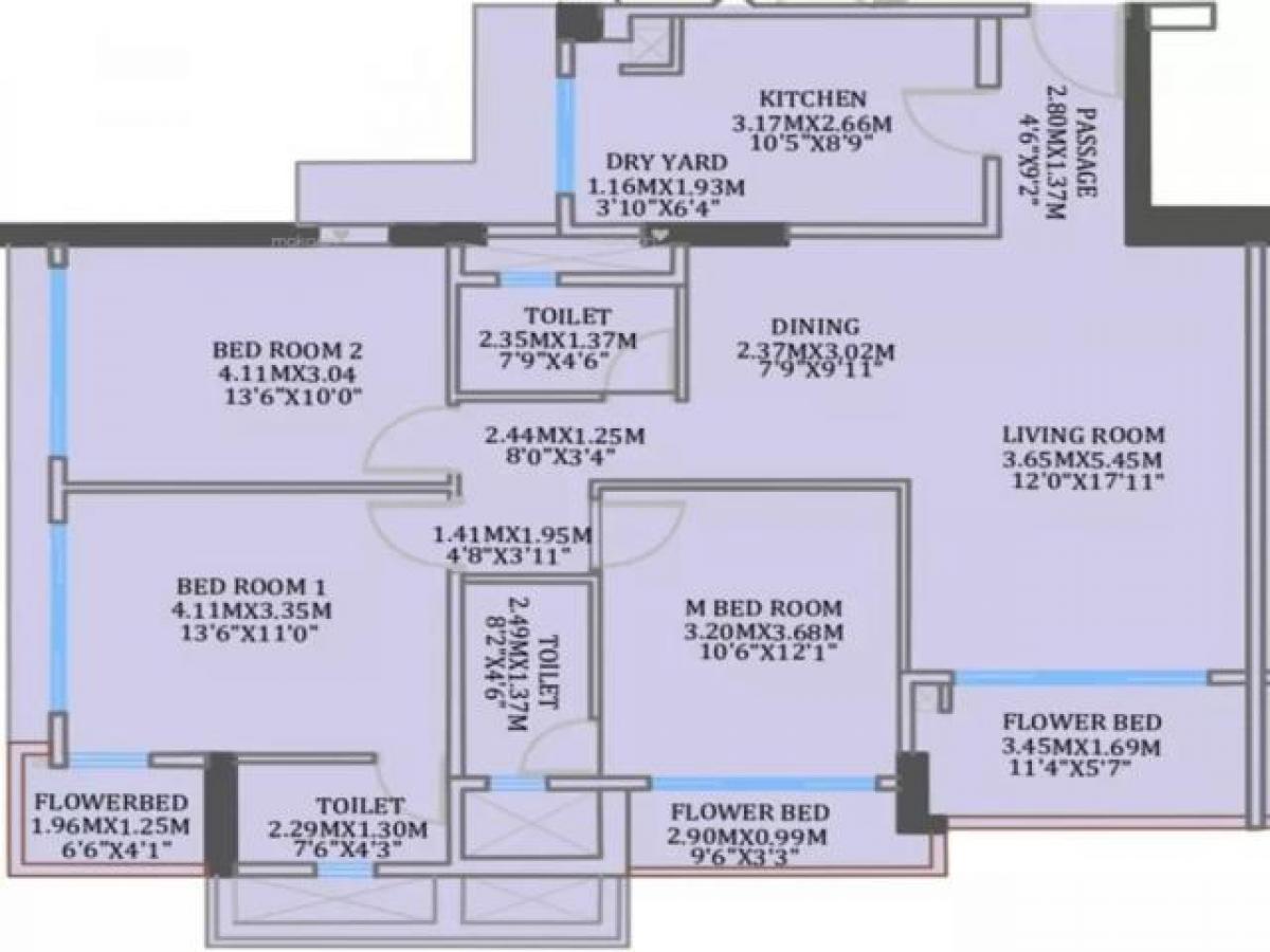 3 Schlafzimmer Haus in Mumbai, India, Nr. 26561