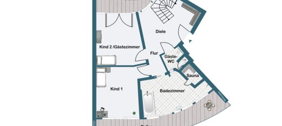 5 rooms Penthouse in Potsdam, Germany No. 327193 20