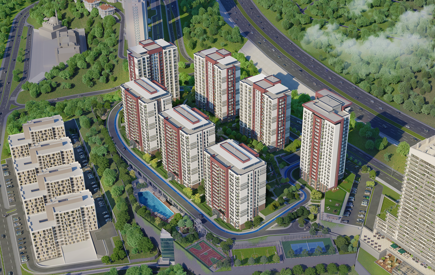 Wohnung 1+1 in Istanbul, Turkey, Nr. 25465