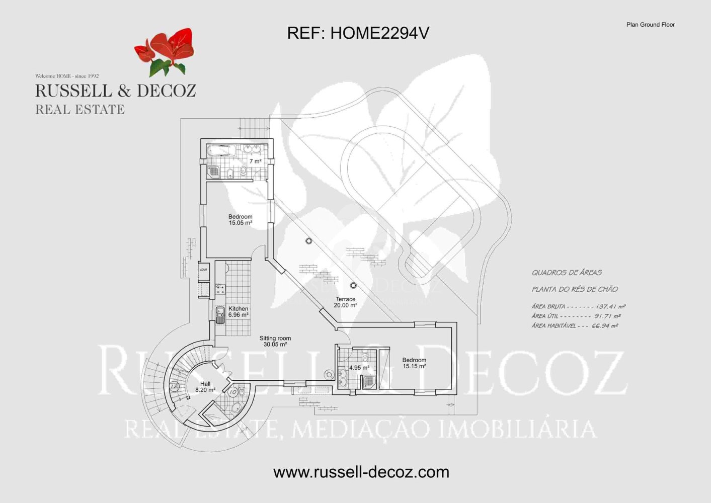 Villa T3 em Olhão, Portugal N.º 141117