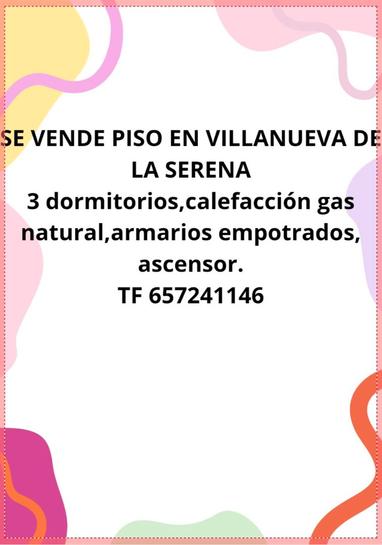 3 bedrooms Apartment in Villanueva de la Serena, Spain No. 197875