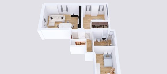 Квартира с 2 спальнями в Брешиа, Италия № 381399 3