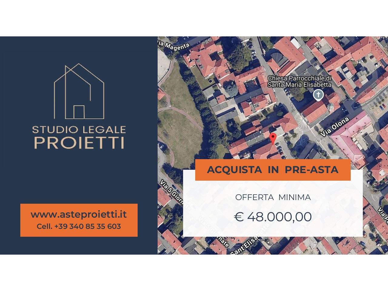 Studio in Parabiago, Italy No. 305072