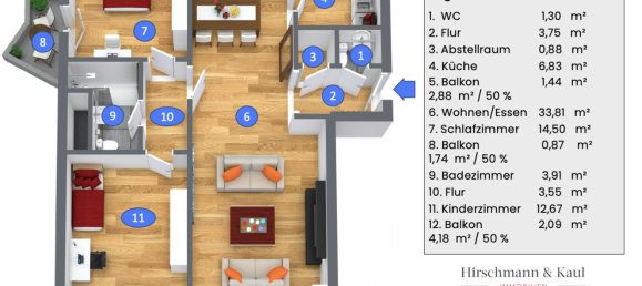 Apartamento T2 em Munich, Germany N.º 343273 13