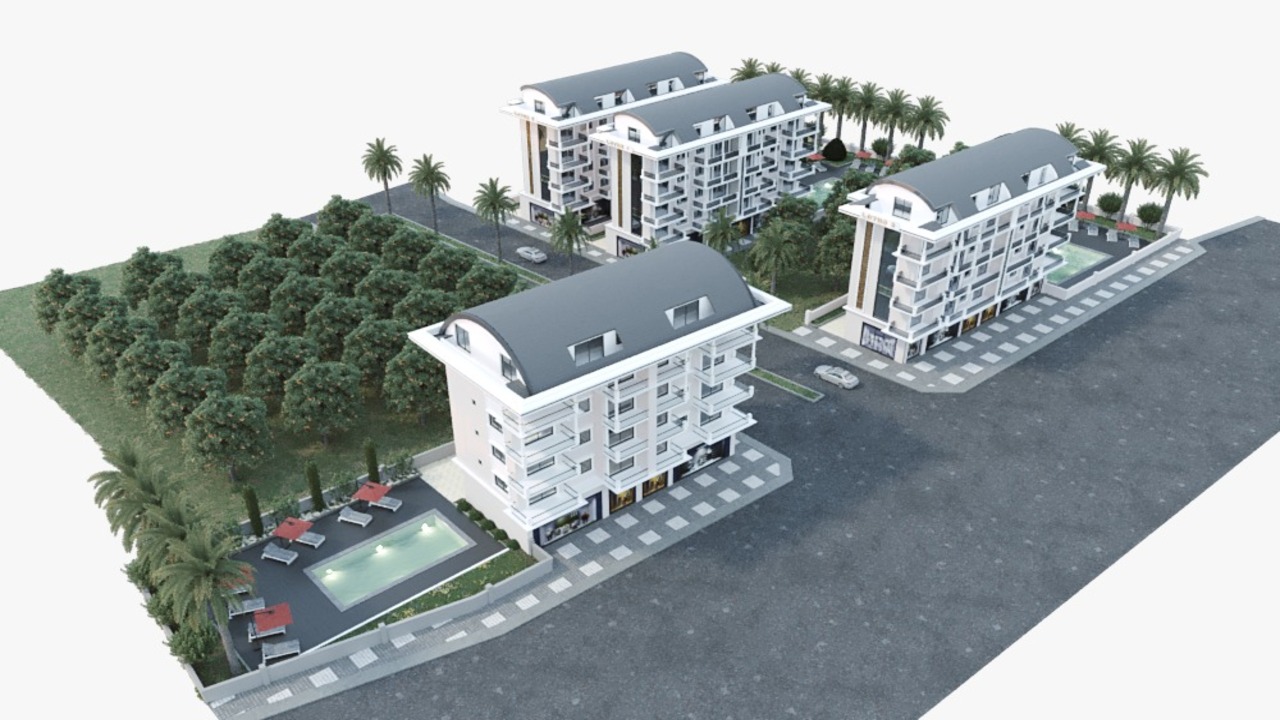 Wohnung 3+1 in Lotus 2 Residence, Avsallar, Turkey, Nr. 35118