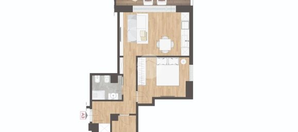 Apartamento de 2 dormitorios en Rome, Italy No. 335509 6