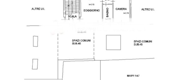 Квартира с 2 комнатами в Вилла Кортезе, Италия № 318512 20