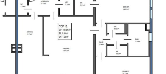 3-Zimmer Wohnung in Währing, Austria, Nr. 257619 11