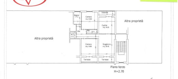 Apartamento de 3 divisões em Montevarchi, Italy N.º 235353 22