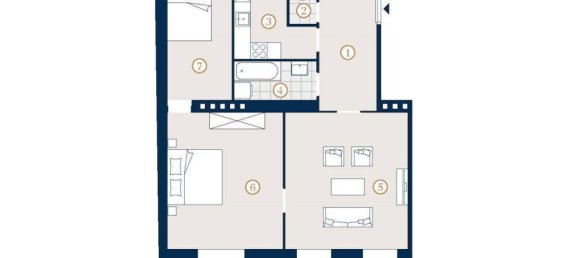 3-Zimmer Wohnung in Mariahilf, Austria, Nr. 250412 11
