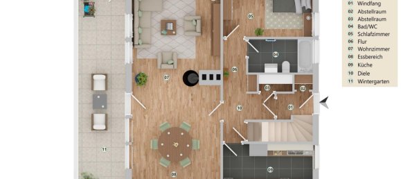 Дом с 5 комнатами в Восточный Гольштейн, Германия № 245833 14