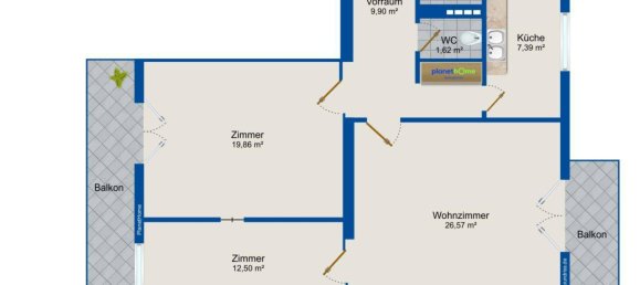 3 rooms Apartment in Dobling, Austria No. 196803 17