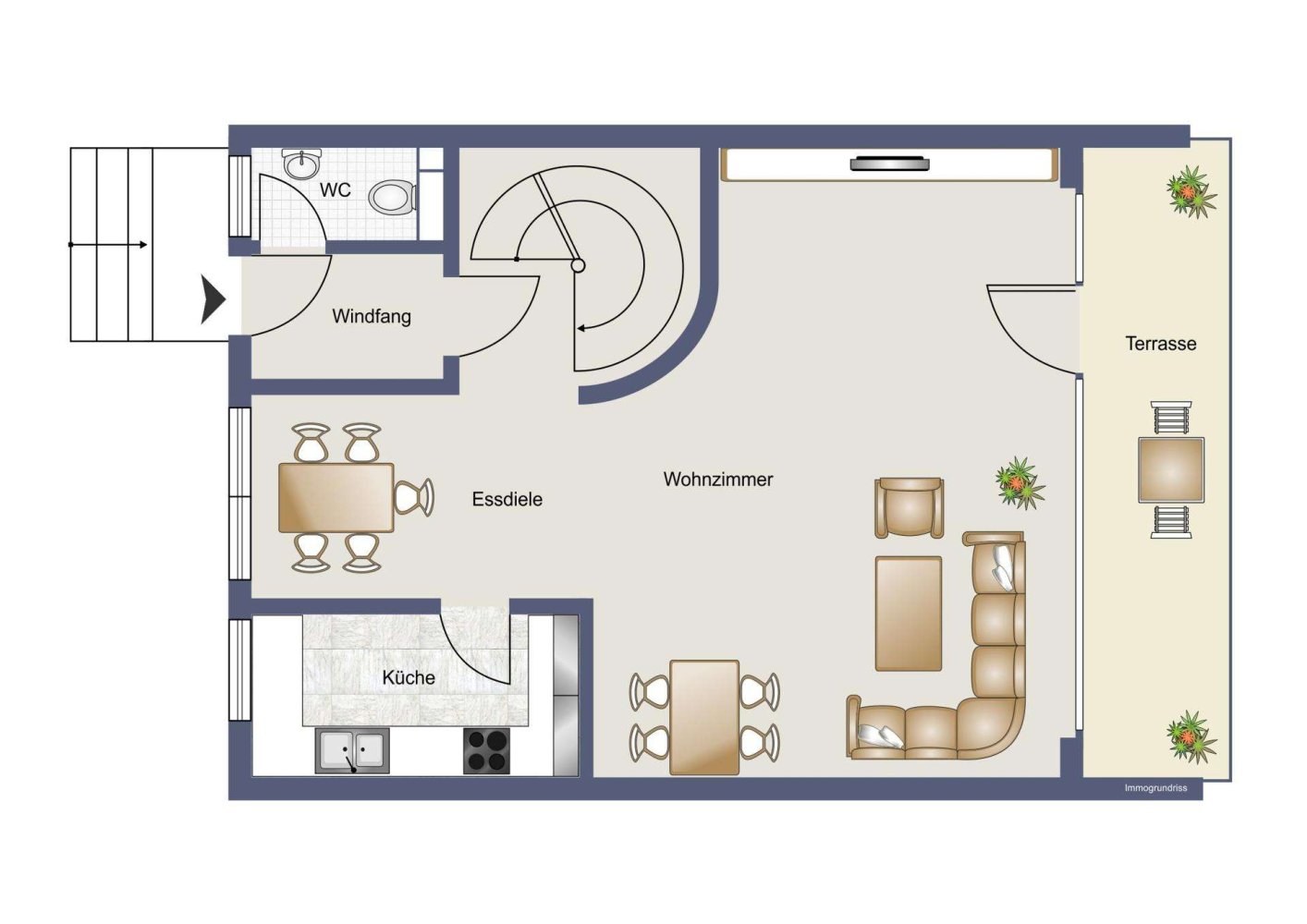 4 rooms Townhouse in Wannsee, Germany No. 51802