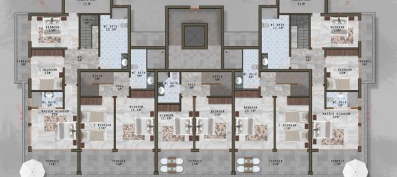 Apartment 2+1 in Kargicak, Turkey No. 13917 8