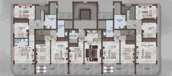 Apartment 2+1 in Kargicak, Turkey No. 13917 11